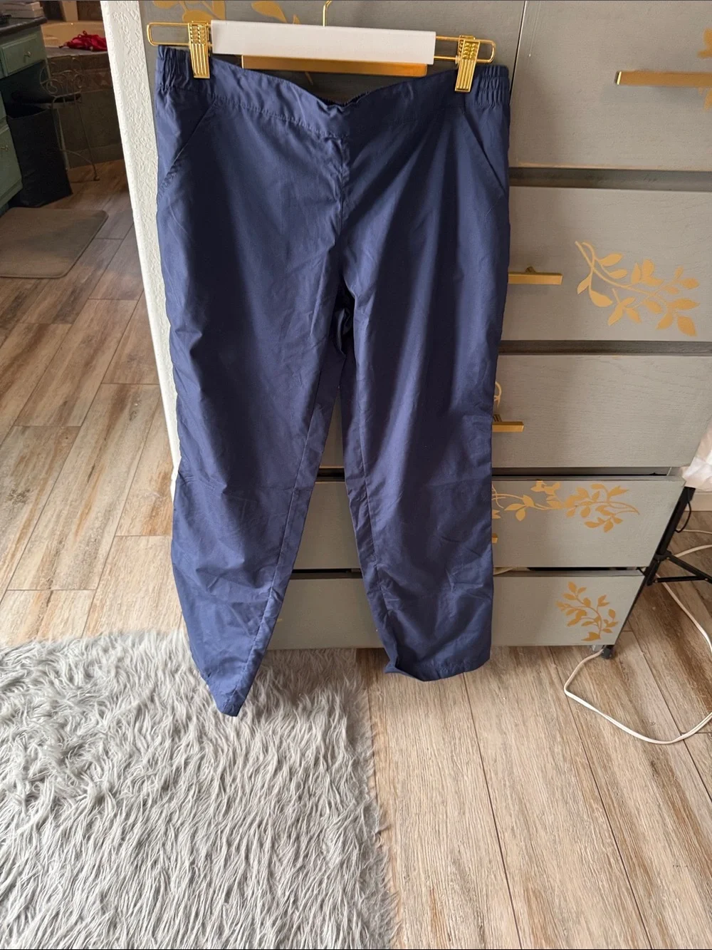 ALO Yoga Navy Blue Lightweight Track Joggers